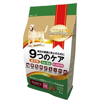慧心機能犬糧 - 羊肉加米配方(中粒) 1KG * 2包
