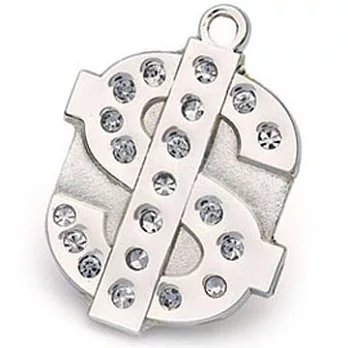 澳洲品牌Hamish McBeth-錢幣Bling Bling 水晶吊牌 (銀色)