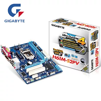 GIGABYTE 技嘉GA-H61M-S2PV主機板