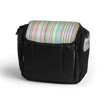 比利時Hoppop original Bag 經典隨身餐椅媽媽包彩虹