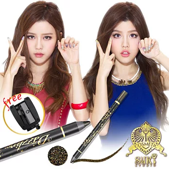 SUKI 炫俏甜心惑星之眼-耀金黑（送削筆器）