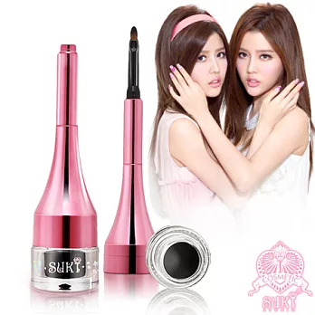 SUKI 櫻姬 耀眸防水眼線膠-堅強女神堅定耀黑