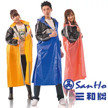 【三和牌】超級方位 高質感尼龍 前開式雨衣 三色彩可選甜美粉 XXL