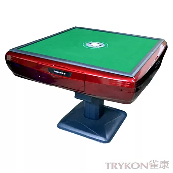 《Party World》【TRYKON雀康】 高級電動麻將洗牌機/電動麻將桌-不可折疊紅