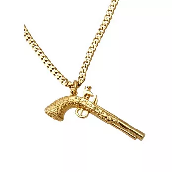 【Wildfo x Couture】美國品牌~古典雕花西部牛仔大左輪手槍項鍊