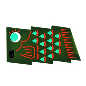 Candies iPhone5 鯉魚之夢 矽膠保護殼綠