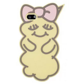 Candies iPhone5 睡眠雲女孩 矽膠保護殼黃
