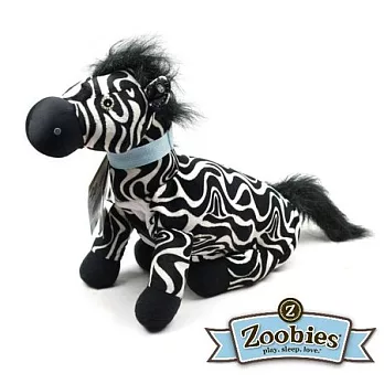 【Zoobies】毛毯寵物玩偶-Zulu斑馬
