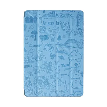 Ozaki O!coat Travel 雙向多角度Y型iPad mini智能保護套-雪梨（藍色）