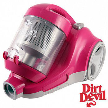 美國Dirt Devil-第四代旋風無袋吸塵器(魅力桃紅)FeatherLite