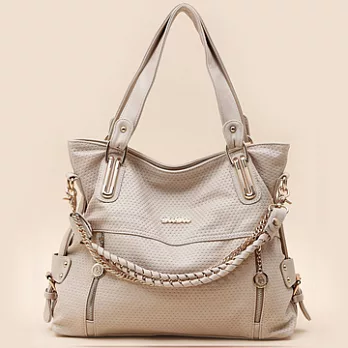 《DOODOO》秋冬新款OL休閒百搭包/肩背包/斜背包【do20202-2/3/4】米白