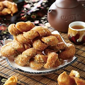 [口福麻花]鹹甜海苔(1包500g)