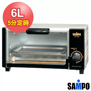 【SAMPO聲寶】6公升電烤箱 KZ-LA06