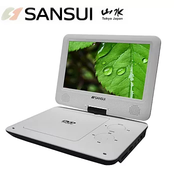 山水SANSUI 9吋HI-HD數位電視行動影音DVD/USB播放機(JPD-18)