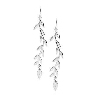 【GORJANA】美國品牌~Vine Drop Earrings典雅葡萄藤直式925純銀耳環