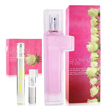 Masaki松島正樹 冰晶薔薇女性淡香精(80ml)-送沐浴精(250ml)+針管+紙袋