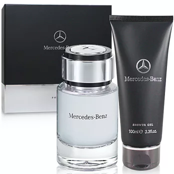 Mercedes Benz賓士男性淡香水禮盒(EDT75ml+沐浴乳100ml)