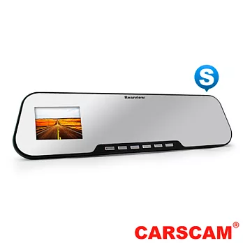 CARSCAM RS028s 高清晰後視鏡行車記錄器 贈8G記憶卡