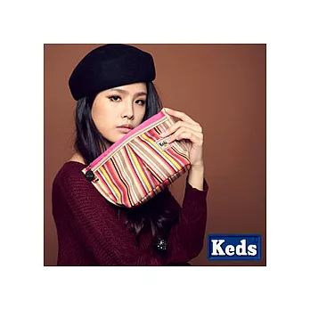 【KEDS】彩織小小水餃萬用包-桔彩兒