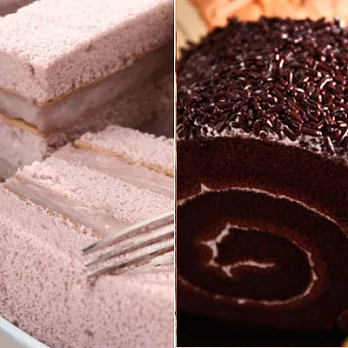 [香帥蛋糕] 精緻小芋頭蛋糕+富士巧捲(含運) ＊恕不接受指定到貨日＊