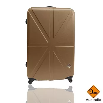 Gate9英倫系列ABS輕硬殼行李箱24吋金色