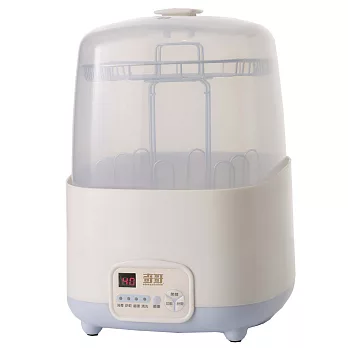 【奇哥】二代微電腦蒸氣消毒烘乾鍋 (藍)