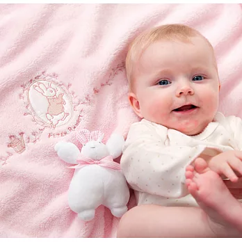 【奇哥】比得兔幼兒四季毯 (2色選擇)粉紅