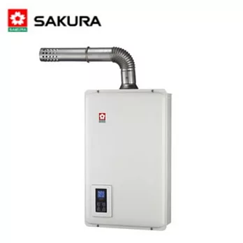 櫻花 SAKURA-SH-1670F屋內強制排氣型熱水器 16L液態瓦斯/含原廠技師到府基本安裝服務液態瓦斯/含原廠技師