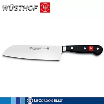 《WUSTHOF》德國三叉牌藍帶系列17cm日式三德刀