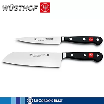《WUSTHOF》德國三叉牌藍帶系列刀具－入門二件組
