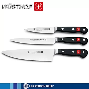 《WUSTHOF》德國三叉牌藍帶系列刀具－精典三件組