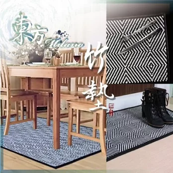 HB 義大利x東方米蘭諾-100%天然竹餐墊腳踏地墊-普普風6入組