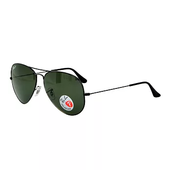 Ray Ban太陽眼鏡 Aviator飛行員墨鏡經典款#黑RABA-3025-002/58-58