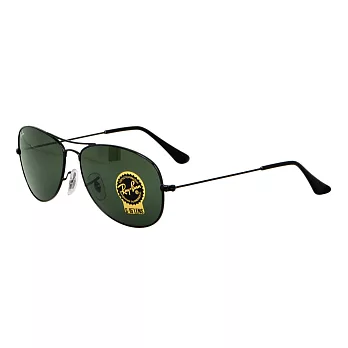 Ray Ban太陽眼鏡 Cockpit駕駛員造型經典款#黑RABA-3362-002