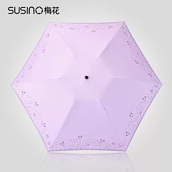 【梅花傘】清然夏韻三折樹脂傘_紫色#16005