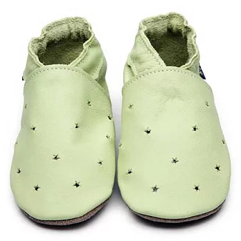 英國製Inch Blue,真皮手工學步鞋禮盒,Milky Way-Pastel Green(6~12M)