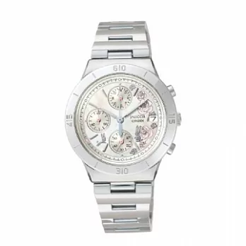 【WICCA】玫瑰花&俏皮小兔造型腕錶(銀)FA1006-50D