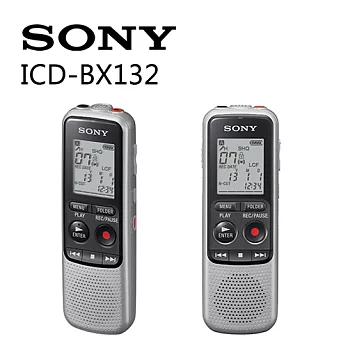 SONY ICD-BX132 新力 2GB 大螢幕錄音筆【公司貨】