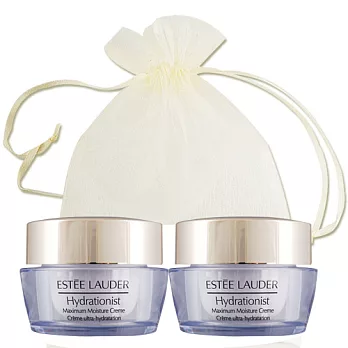 ESTEE LAUDER雅詩蘭黛 水奇蹟修護保濕凝霜/乳霜(15ml)x2附束口袋