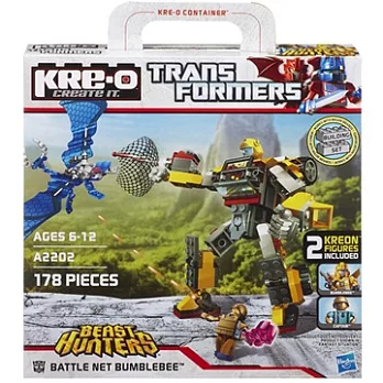 《KRE - O》變形金剛積木組 - 狩魔之戰 戰網大黃蜂