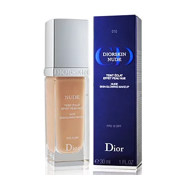 Dior迪奧 輕透光裸膚粉底液#010象牙白(30ml)