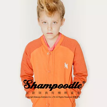 瑞典有機棉童裝Shampoodle棒球外套110橘色