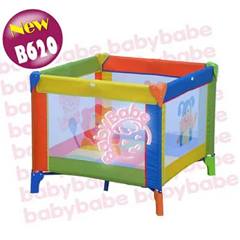 BabyBabe 方型彩繪遊戲床