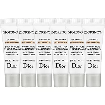 Dior 迪奧 雪晶靈超防護BB霜精巧版 SPF50-PA+++(#010 象牙亮白)(3ml)*6#010 象牙亮白