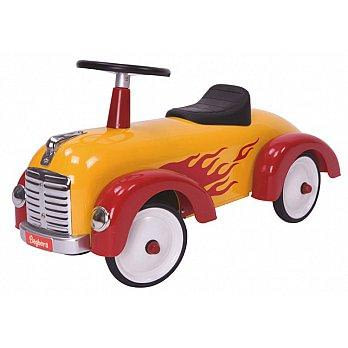 【法國Baghera】Flamme 火焰小跑車（嚕嚕車）｜黄