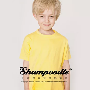 瑞典有機棉童裝Shampoodle粉彩休閒上衣80黃色
