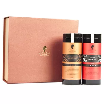 午茶夫人 太妃糖紅茶+米香烏龍茶 經典禮盒組