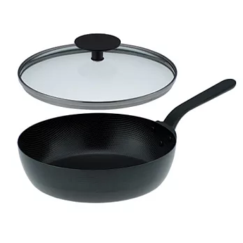 《有元葉子Selection》凹凸NF加工平底炒鍋‧單耳20cm