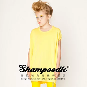 瑞典有機棉童裝Shampoodle垂墜甜美泡泡連身裙90黃色