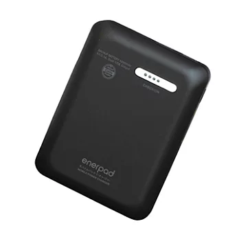 《enerpad》12000mAh國際牌電蕊專利雙USB行動電源(台灣電源大廠製造)-黑